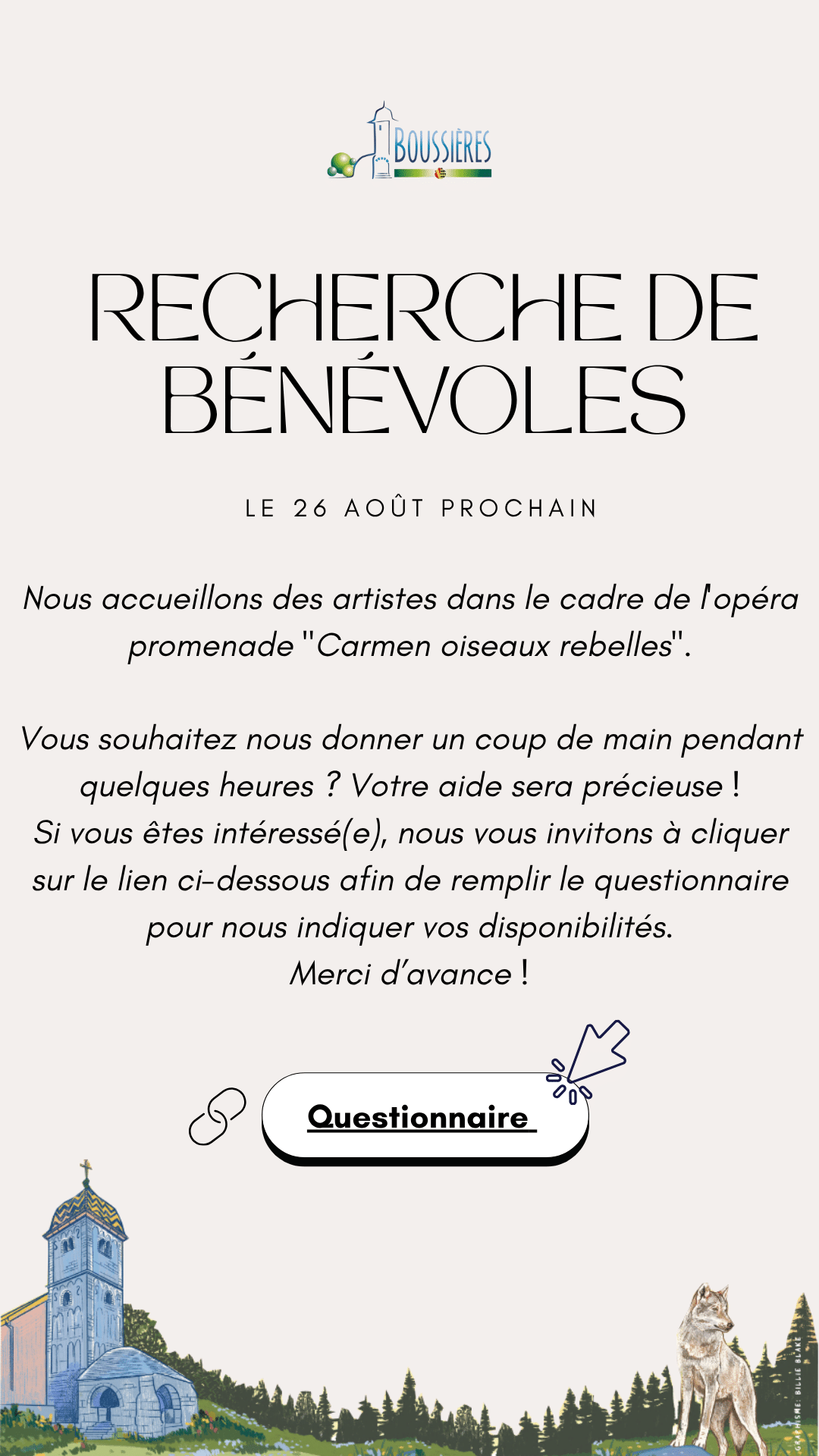 Appel aux bénévoles